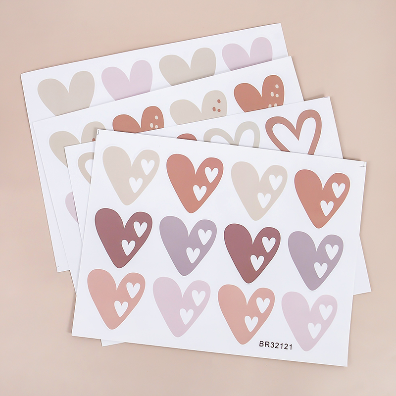 2pcs Lovely Hearts Ins Wall St – Baby Nursery Wall Mural Bewertung und Preis