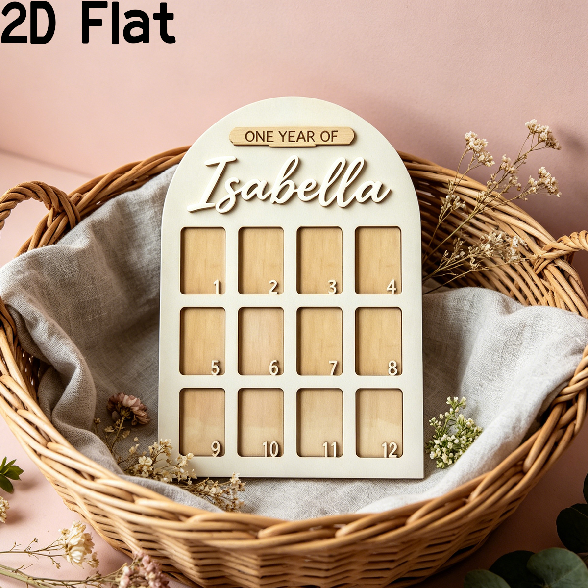 1Pc Custom Photo Record Board  – Baby Nursery Decorations Bewertung und Preis