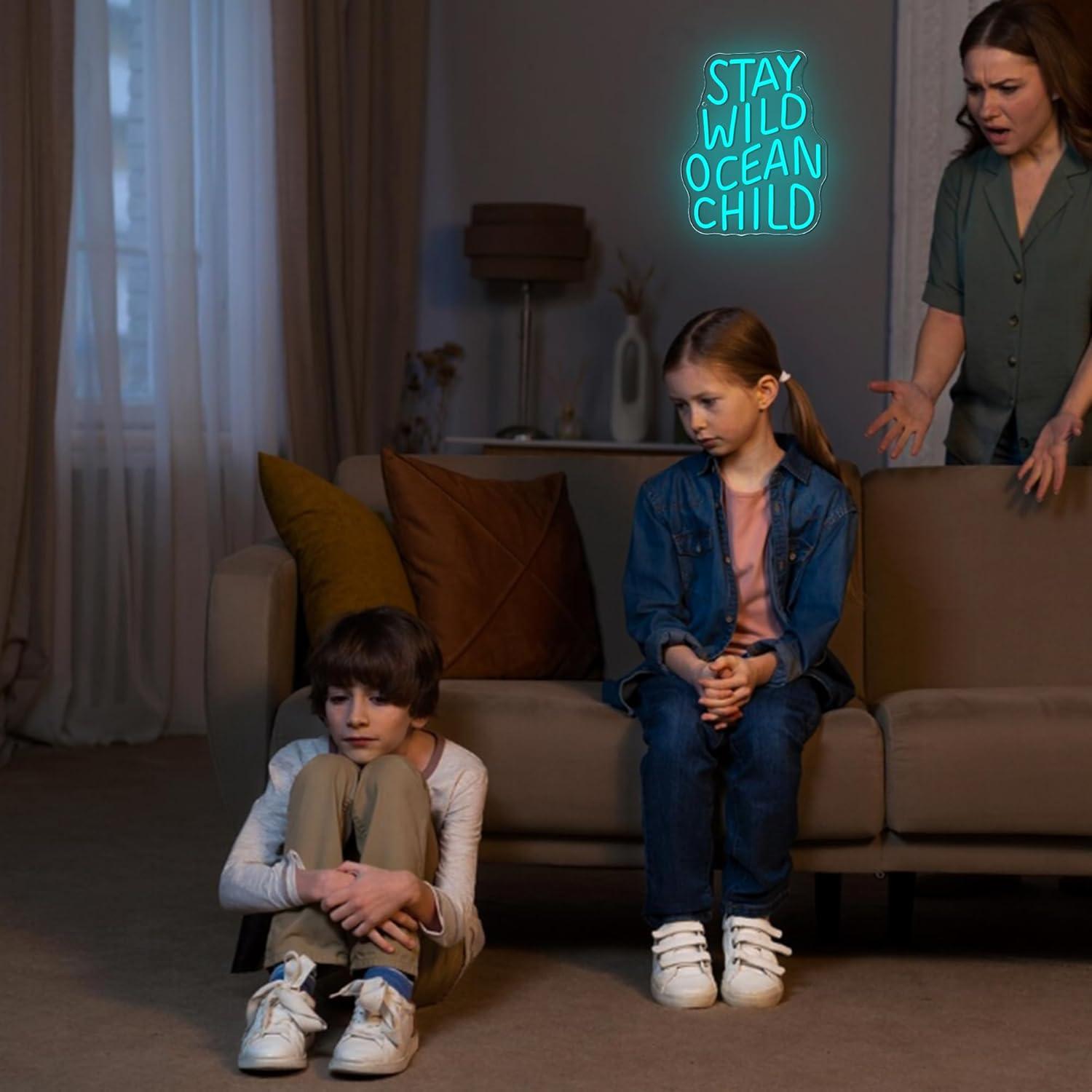 Stay Wild Ocean Child Neon Sig – Baby Nursery In Bewertung und Preis