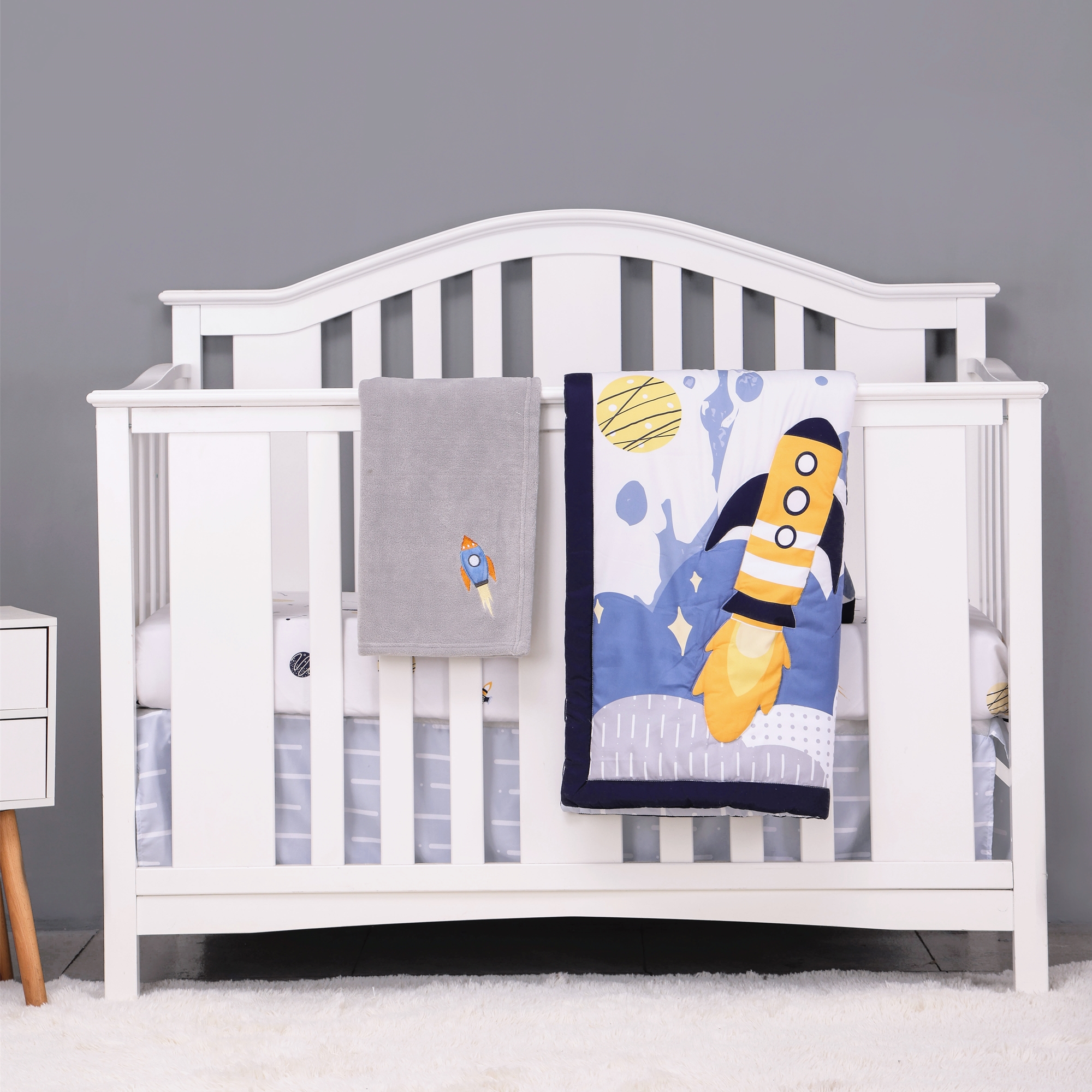 4Pcs Aviation Nursery Crib Bed – Baby Nursery Quilts Bewertung und Preis