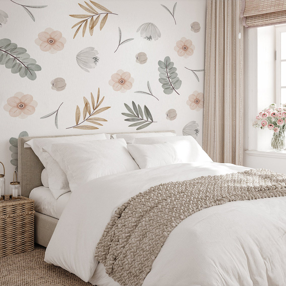 Boho Leaves Botanical DIY Wall – Baby Nursery Wall Mural Bewertung und Preis
