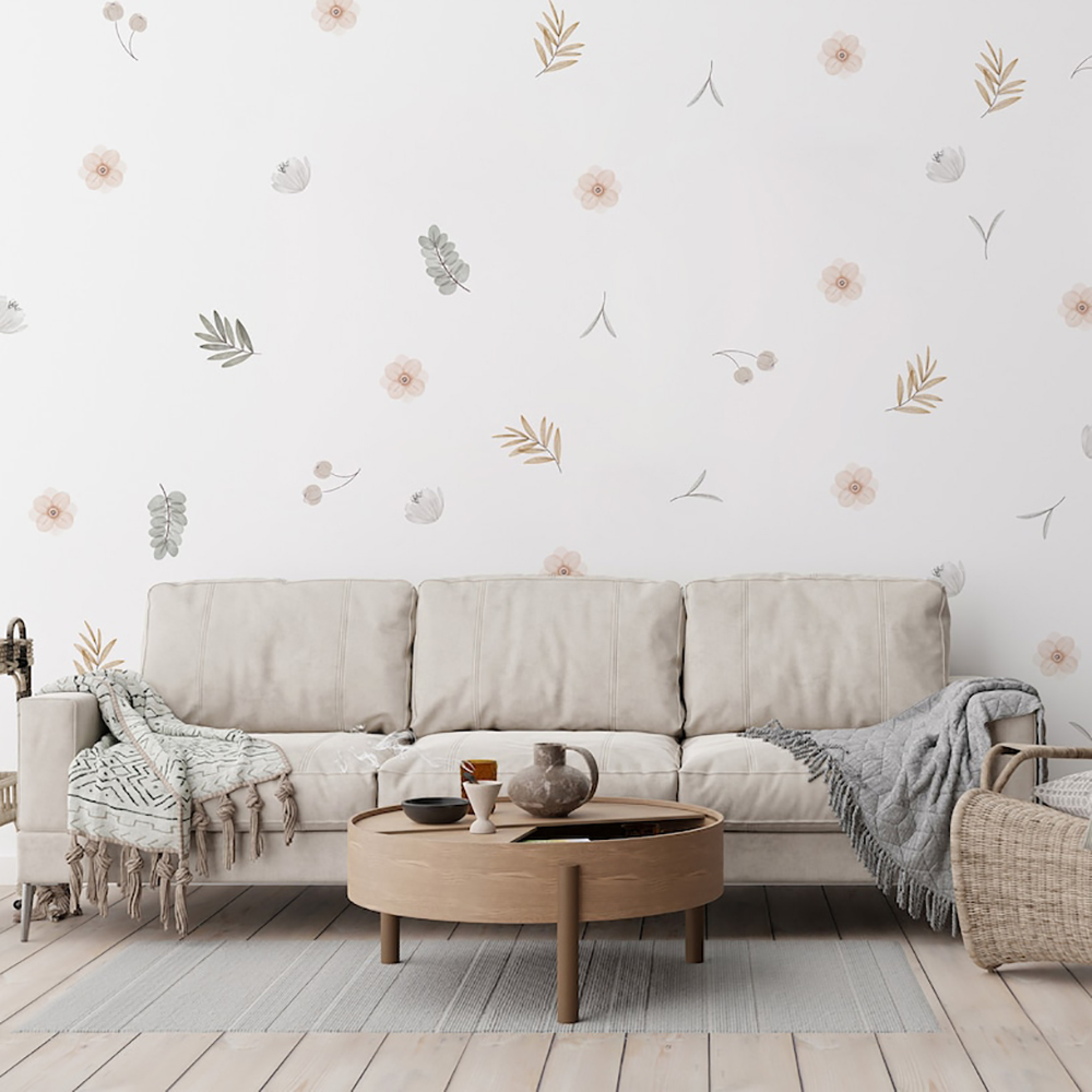 Boho Leaves Botanical DIY Wall – Baby Nursery Wall Mural Bewertung und Preis