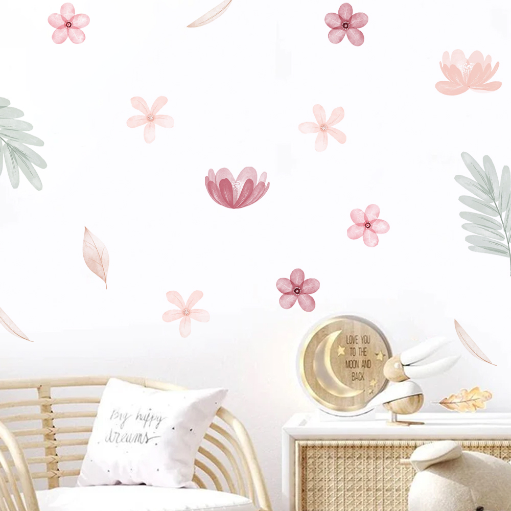 Boho Leaves Botanical DIY Wall – Baby Nursery Wall Mural Bewertung und Preis