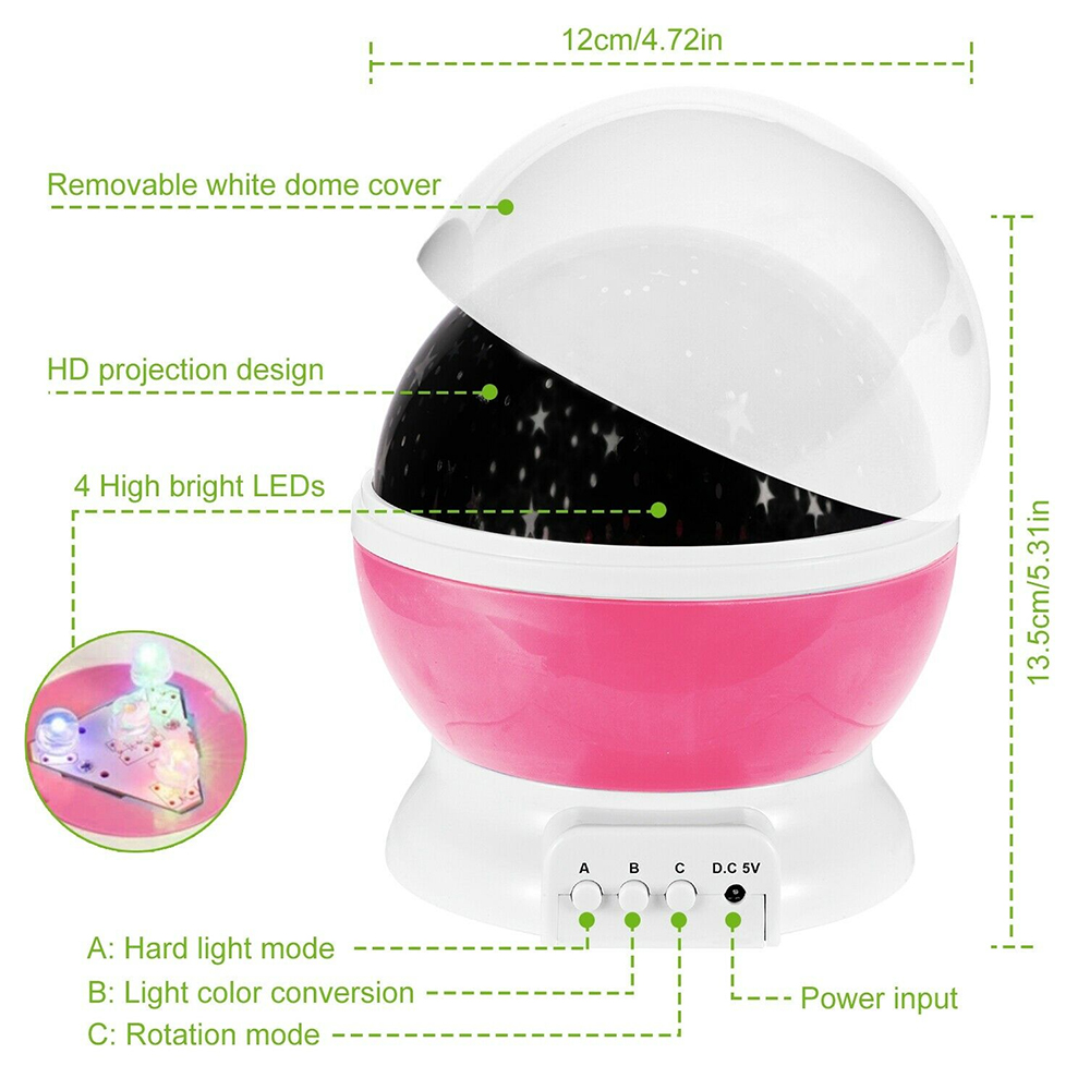 Night Lamp Projector Starry Sk – Baby Nursery Table Lamp Bewertung und Preis