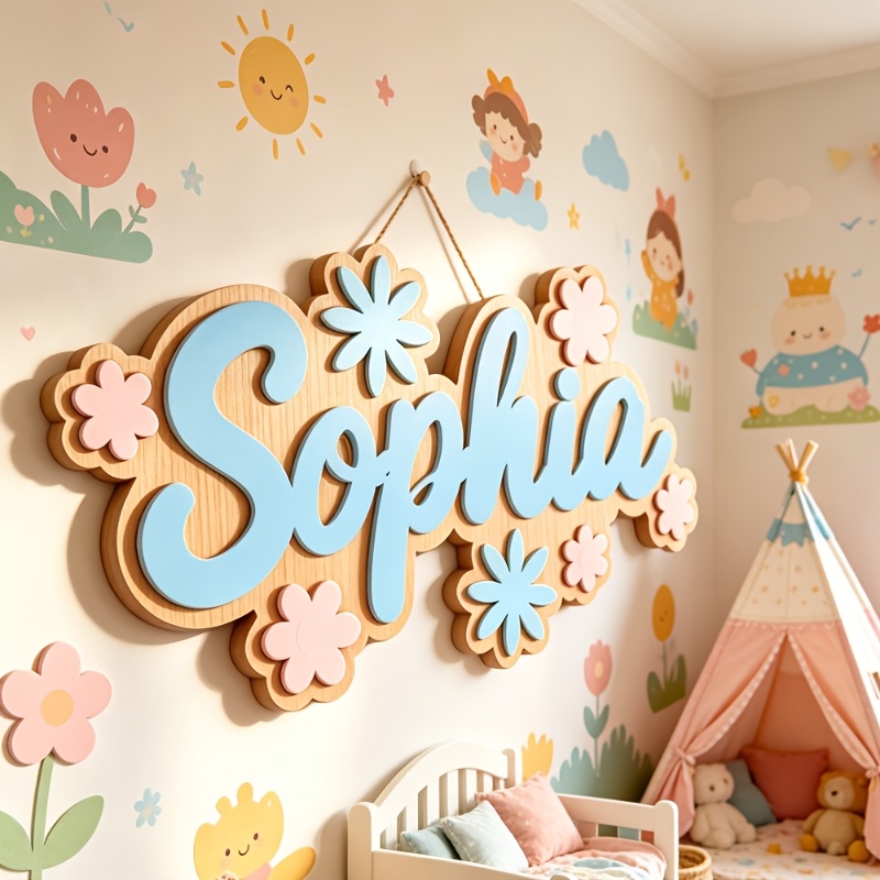 Personalized Floral Themed Nam – Baby Nursery Decorations Bewertung und Preis