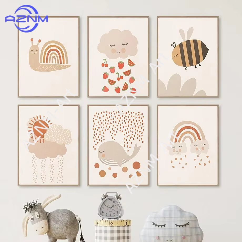 1pc Nursery Wall Art Canvas Ba – Baby Nursery Kids Bewertung und Preis