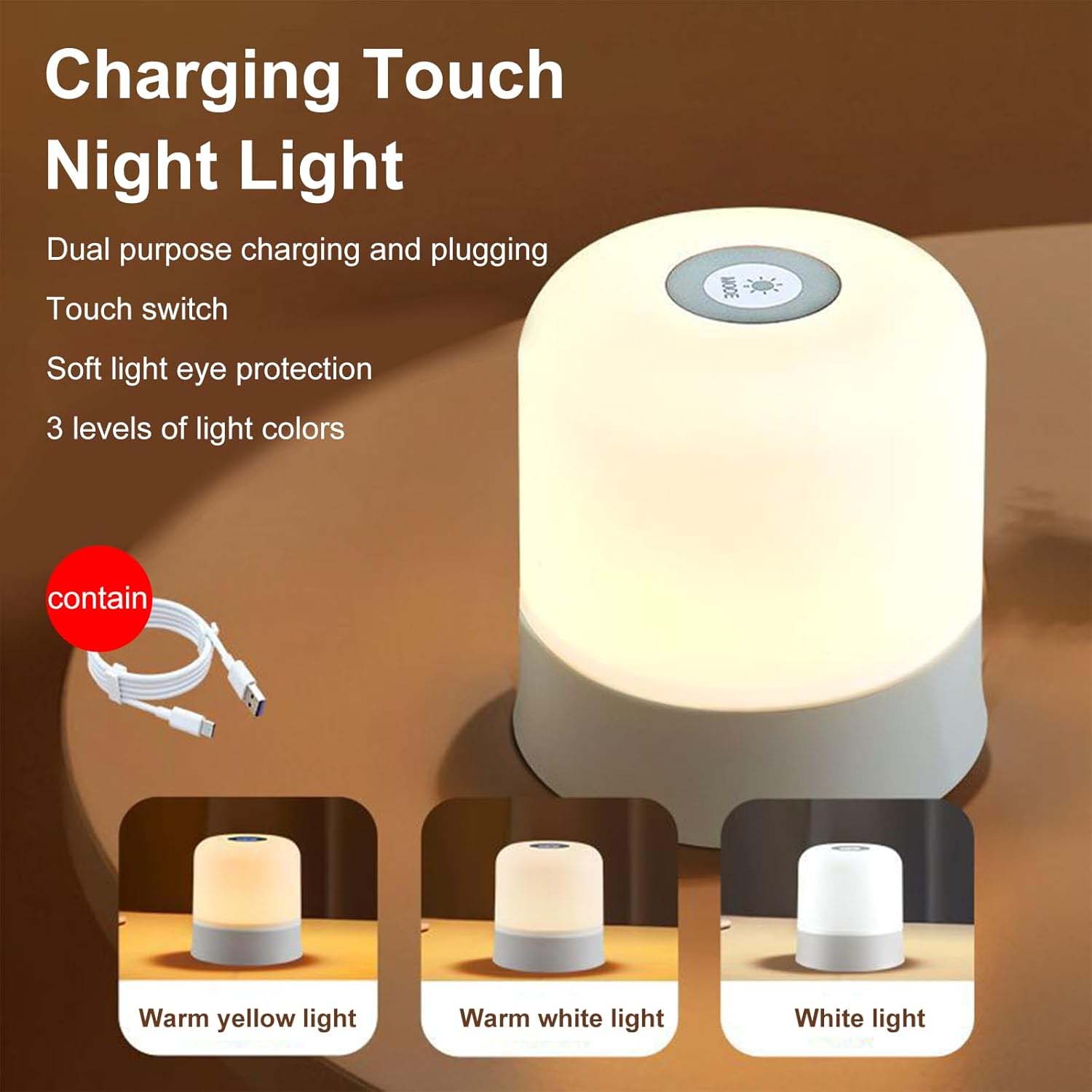 1pcPortable Baby Night Light,3 – Baby Nursery Egg Light Bewertung und Preis