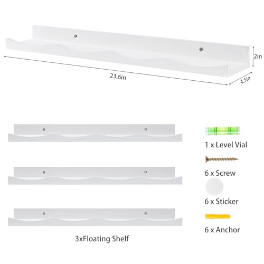 Floating Bookshelf for Floatin – Baby Nursery Books Bewertung und Preis