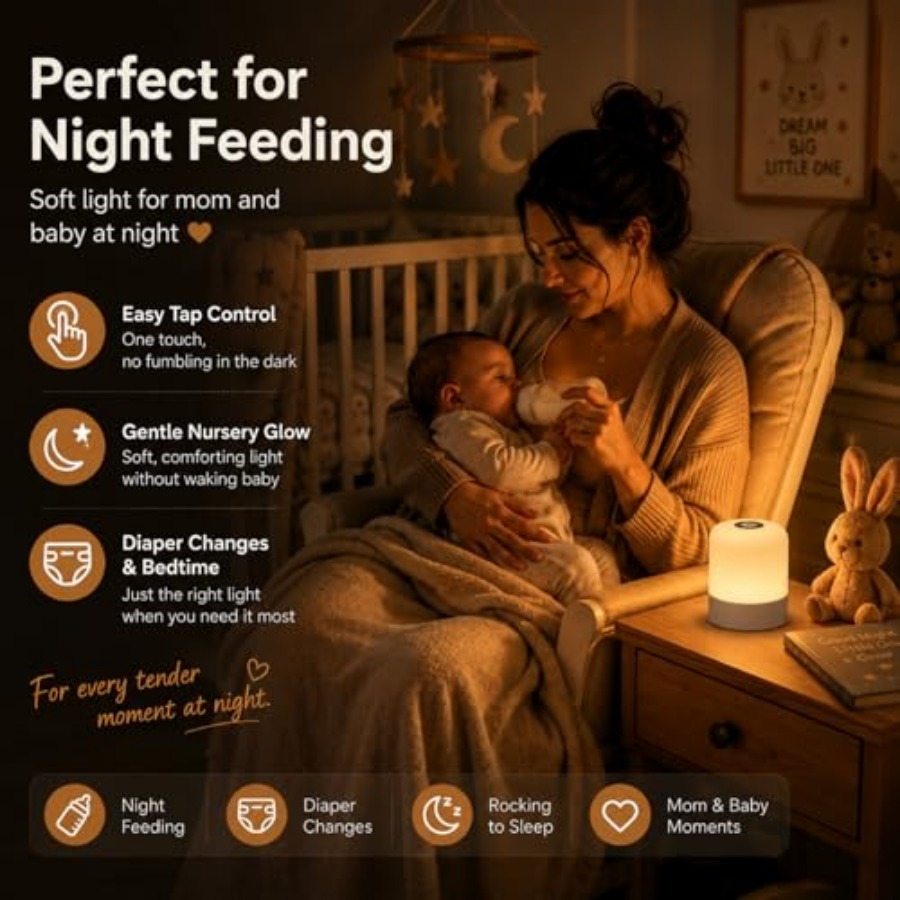 Portable Baby Night Light, 3 C – Baby Nursery Egg Light Bewertung und Preis