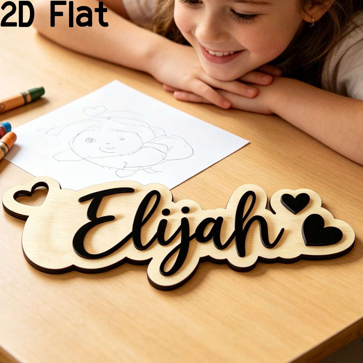 1Pc Custom Love Decor Wooden A – Baby Nursery Decorations Bewertung und Preis