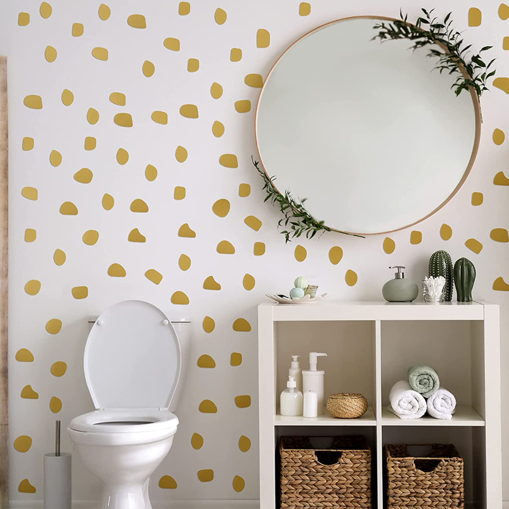 96Pcs/set Cute  Irregular Dots – Baby Nursery Wallpaper Girl Bewertung und Preis