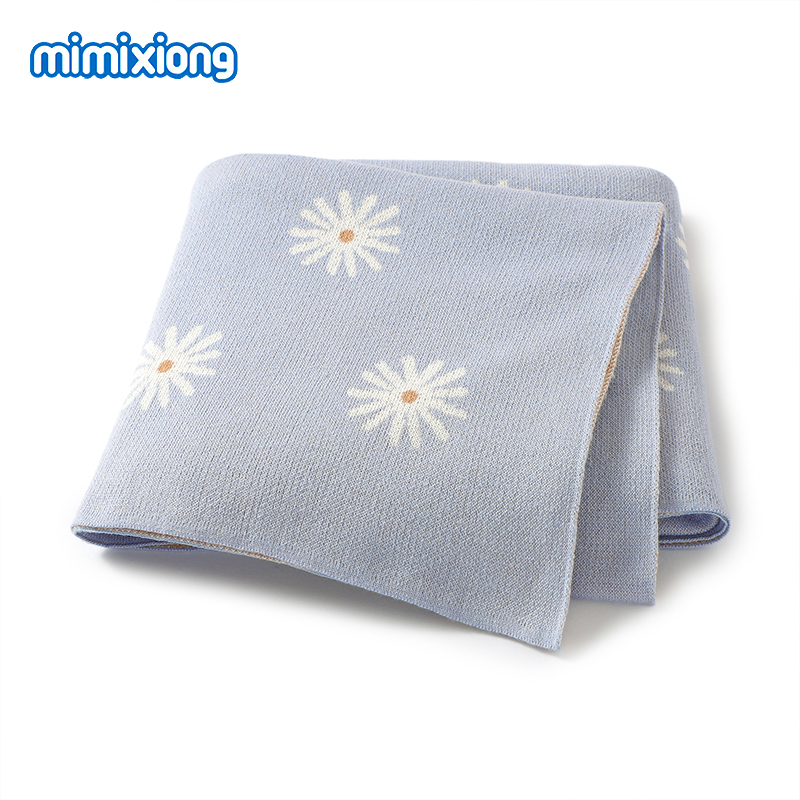Baby Floral Blankets Knitted A – Baby Nursery Quilts Bewertung und Preis