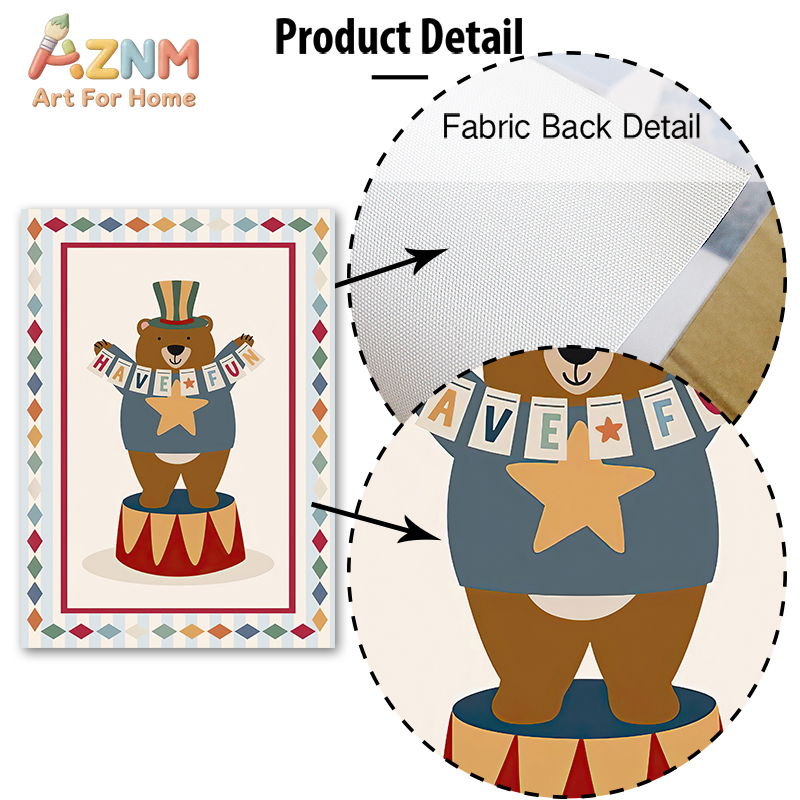 Circus Bear Magician Dog Quote – Baby Nursery Kids Bewertung und Preis