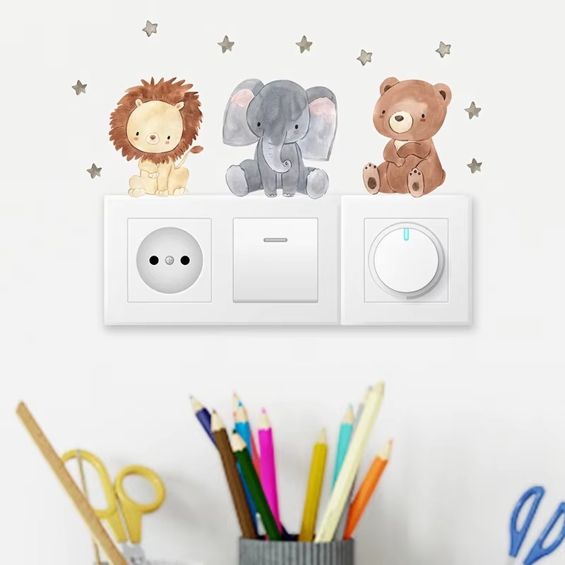 Cute Forest Animals Wall Stick – Baby Nursery Wallpaper Girl Bewertung und Preis