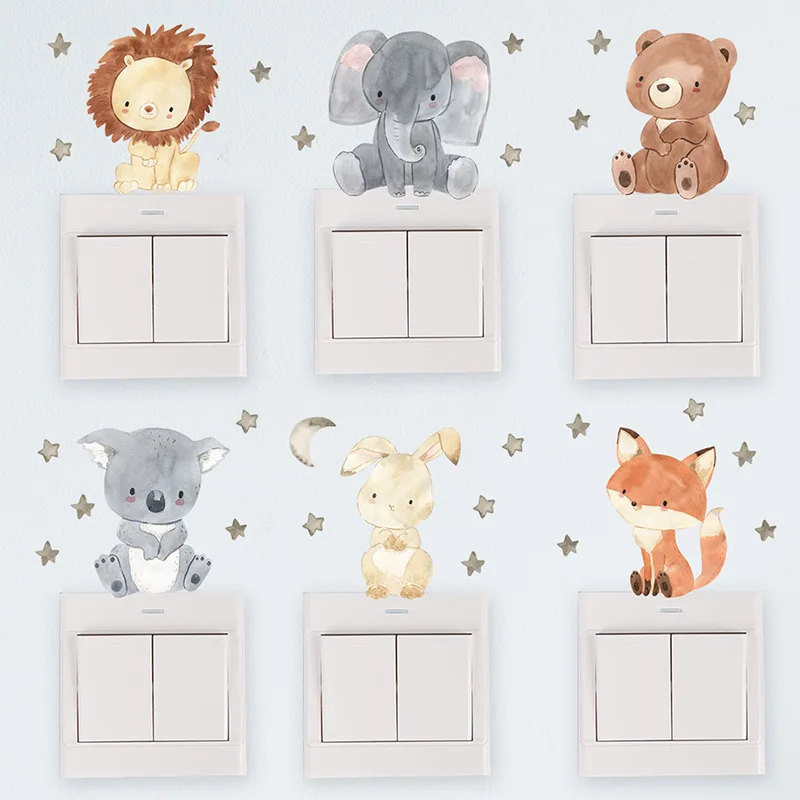 Cute Forest Animals Wall Stick – Baby Nursery Wallpaper Girl Bewertung und Preis