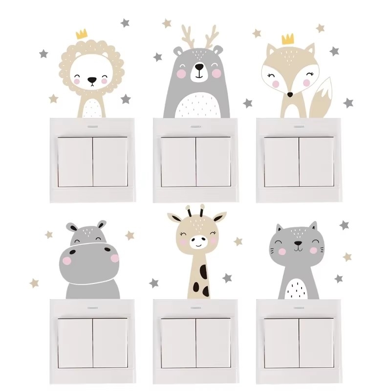 Cute Forest Animals Wall Stick – Baby Nursery Wallpaper Girl Bewertung und Preis