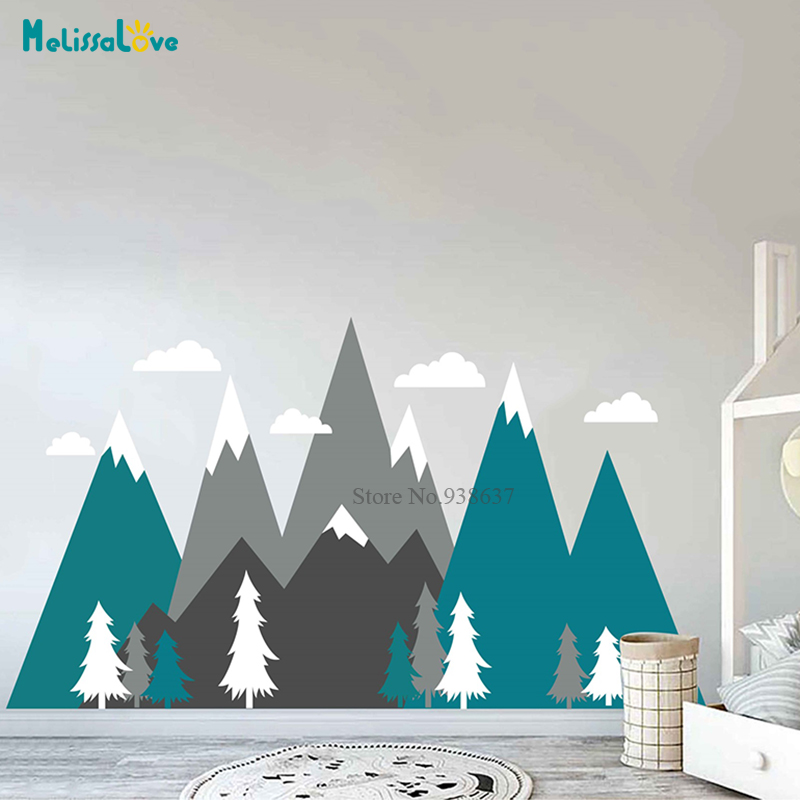 Nursery Adventure Mountain Mur – Baby Nursery Wall Mural Bewertung und Preis