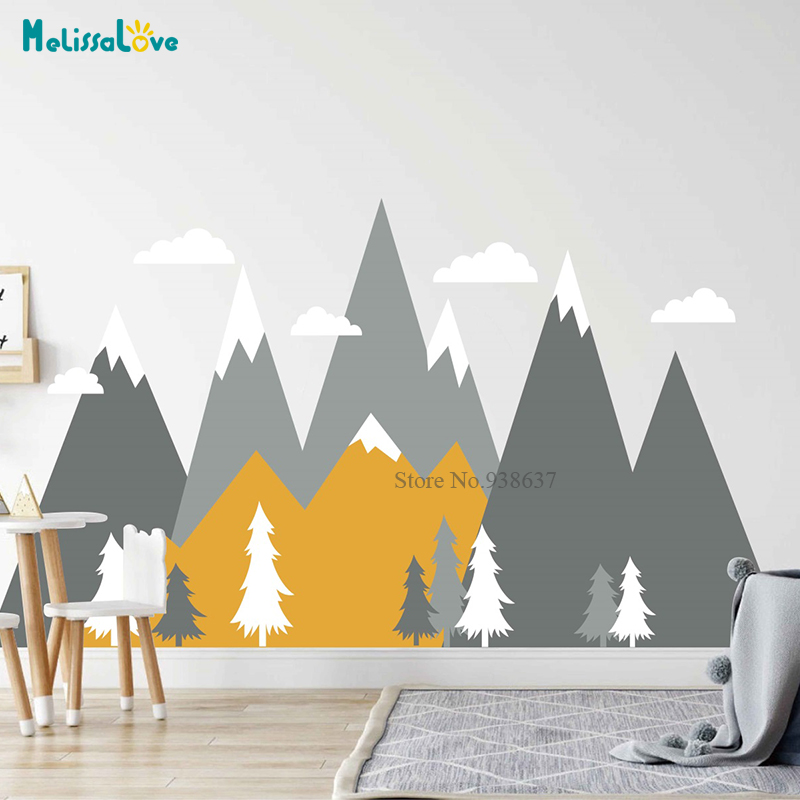 Nursery Adventure Mountain Mur – Baby Nursery Wall Mural Bewertung und Preis