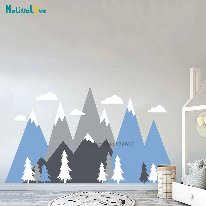 Nursery Adventure Mountain Mur – Baby Nursery Wall Mural Bewertung und Preis