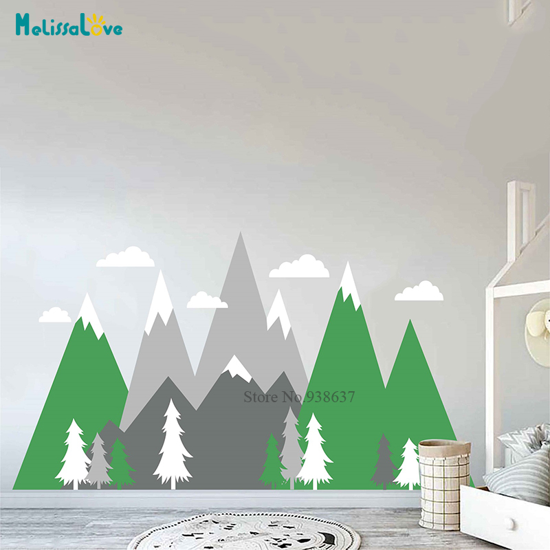 Nursery Adventure Mountain Mur – Baby Nursery Wall Mural Bewertung und Preis