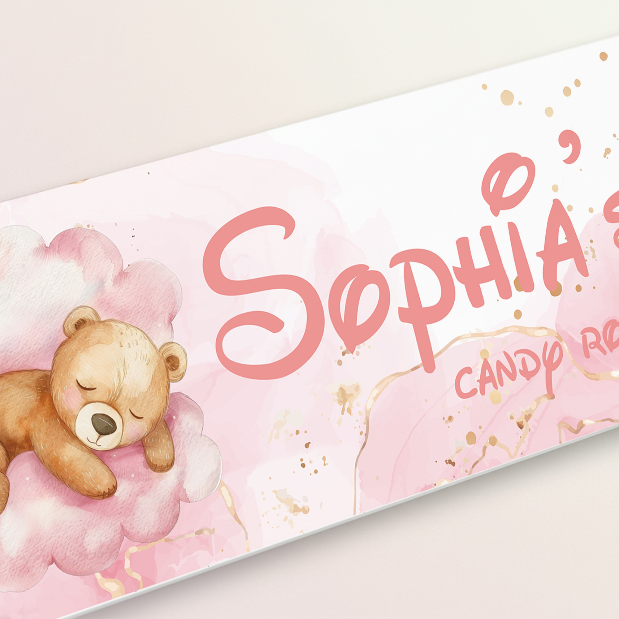 1pc Custom Bear Name/Text Acry – Baby Nursery Decorations Bewertung und Preis