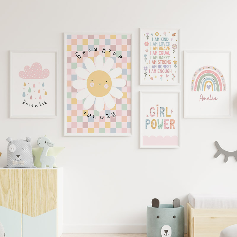 Sun Flower Rainbow Cloud Heart – Baby Nursery Kids Bewertung und Preis