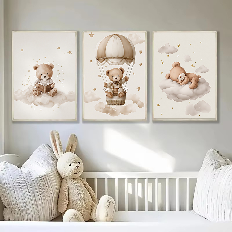 3pcs/set Bohemian Teddy Bear A – Baby Nursery Decorations Bewertung und Preis