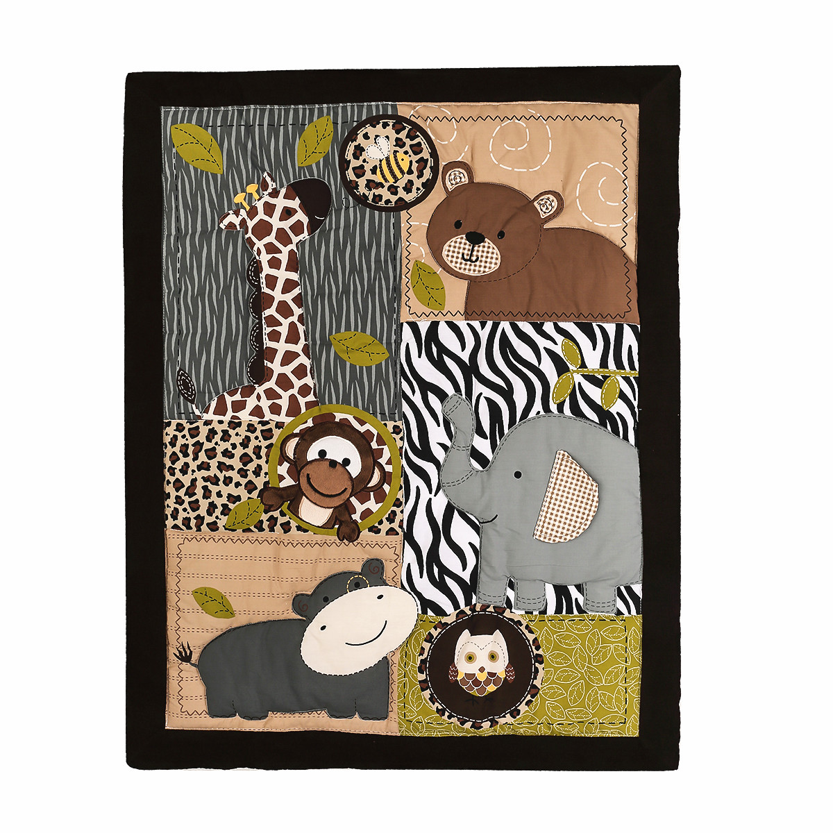 3Pcs Embroidered Newborn Baby  – Baby Nursery Quilts Bewertung und Preis